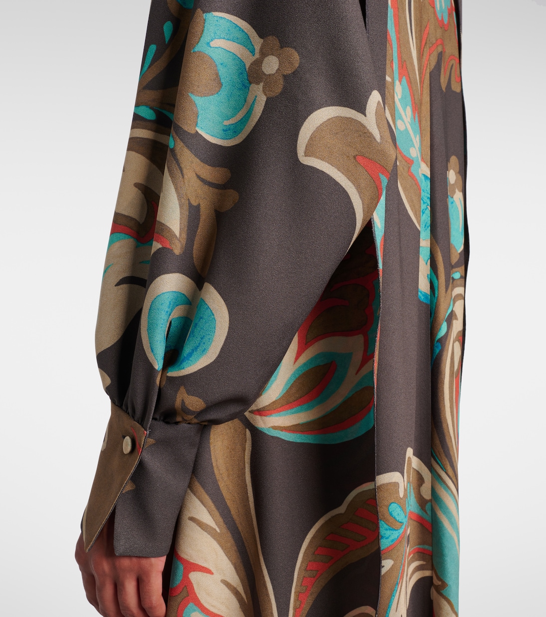 Printed asymmetric maxi dress | Etro