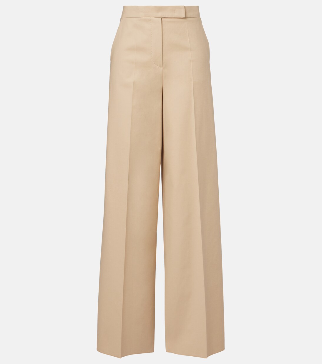 Cotton-blend wide-leg pants | Max Mara