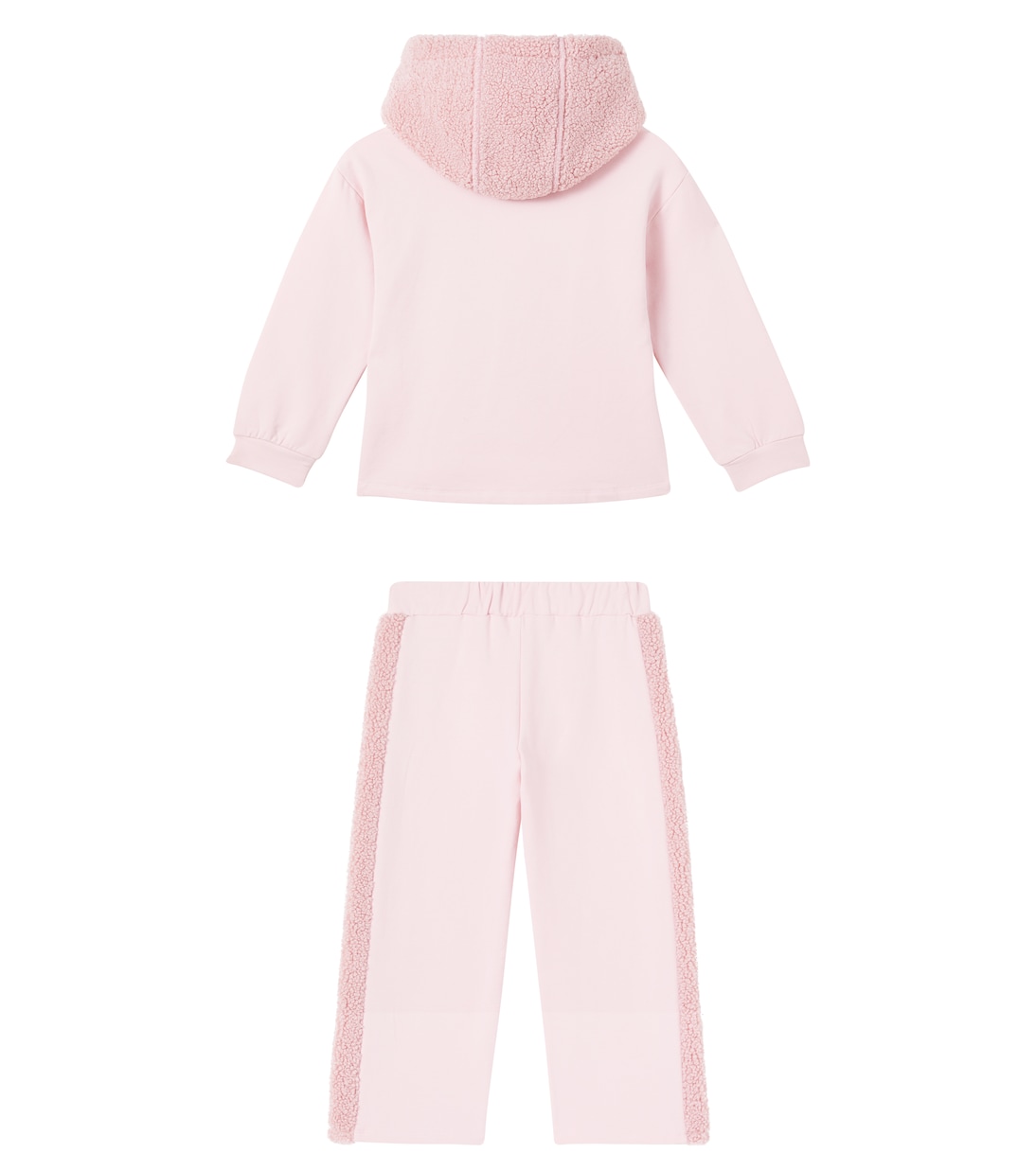 棉质混纺抓绒帽衫与运动裤套装 | Patachou