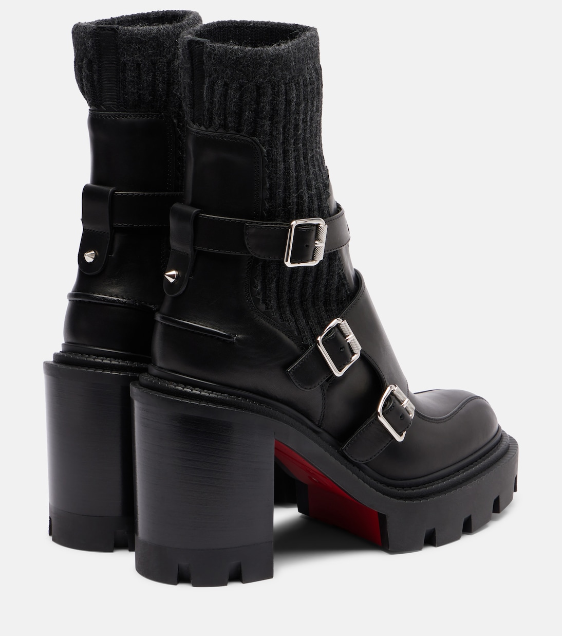 Ankle Boots Cortinetta College 100 aus Leder | Christian Louboutin