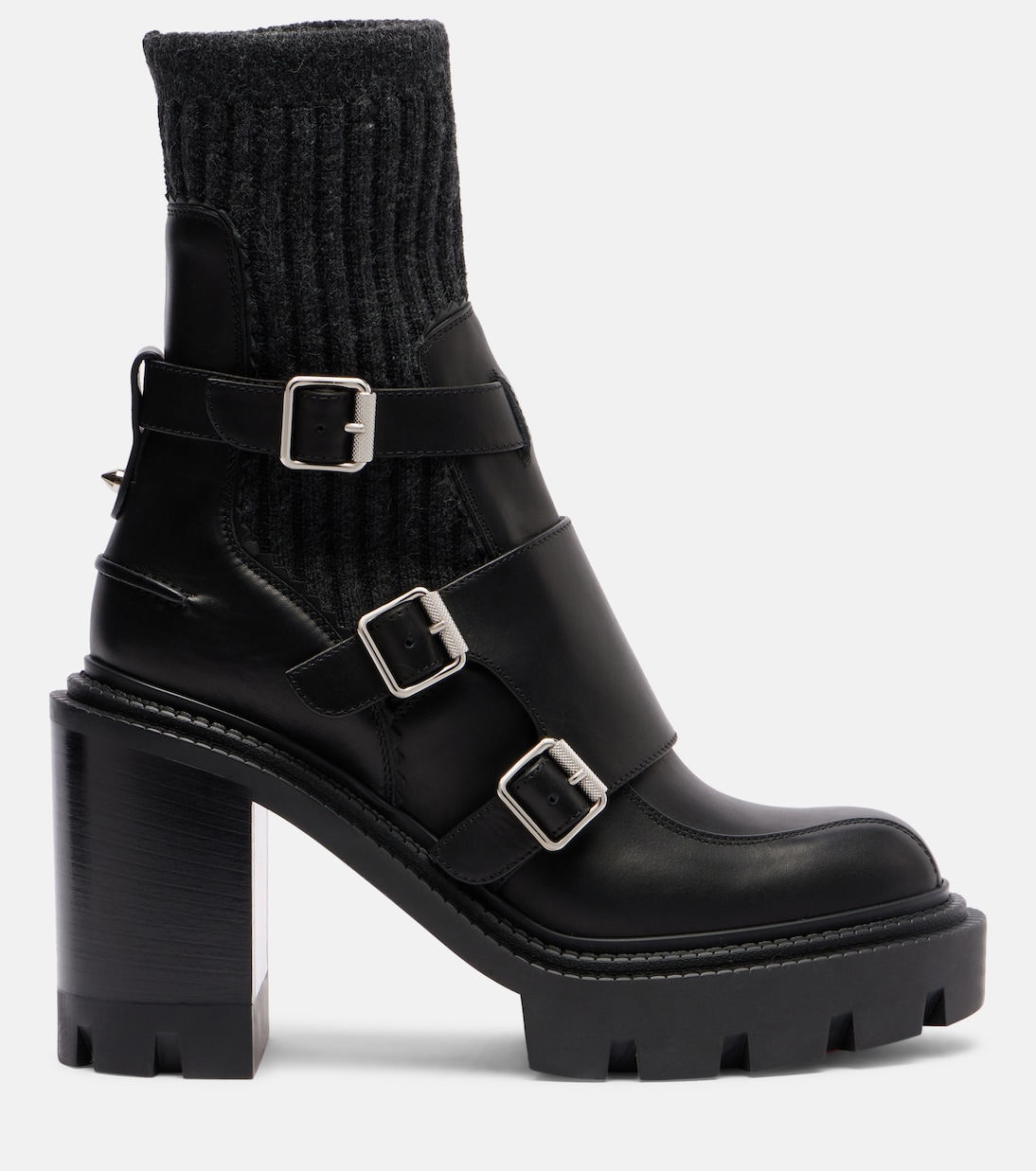 Ankle Boots Cortinetta College 100 aus Leder | Christian Louboutin