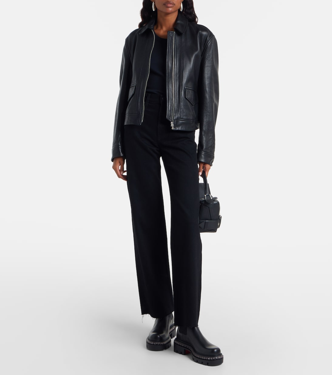 Verzierte Ankle Boots St Emilia aus Leder | Christian Louboutin