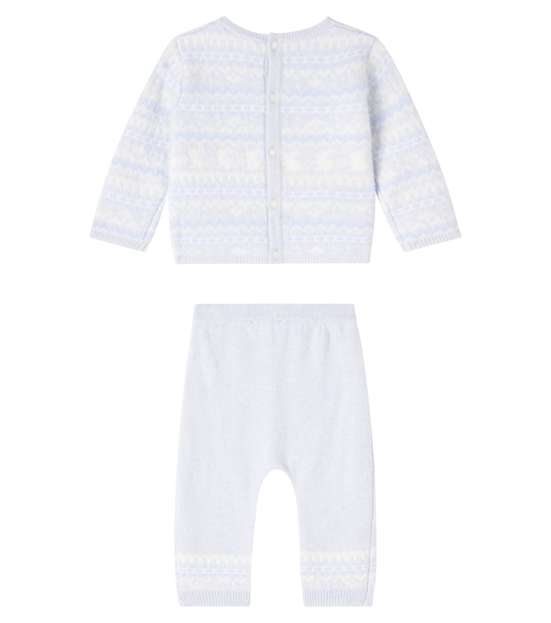 Baby wool and cashmere sweater and pants set | Tartine et Chocolat