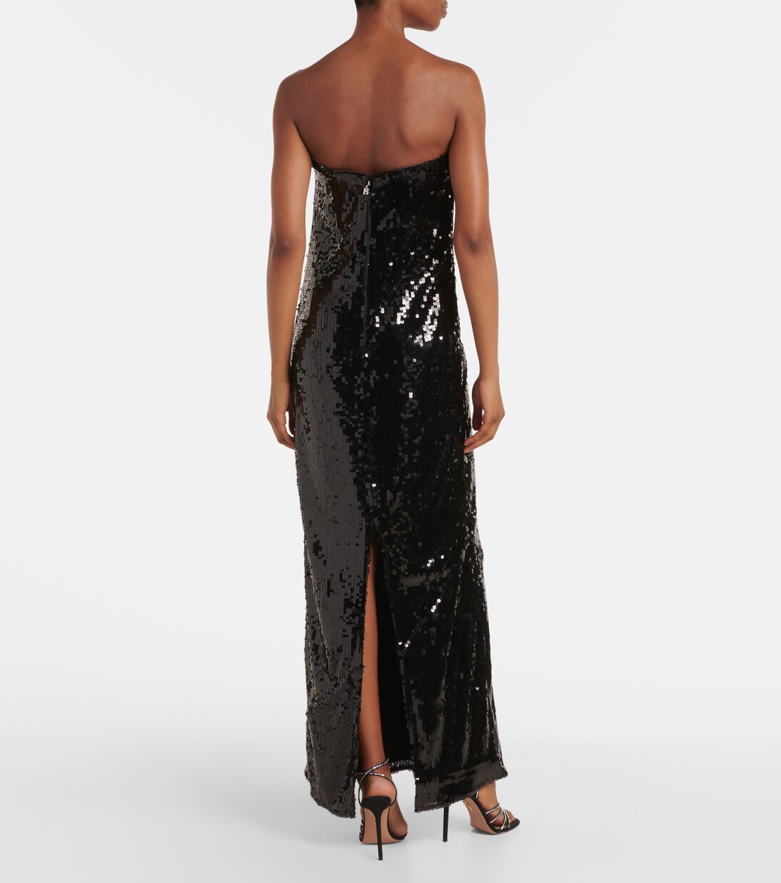 Robe bustier longue à sequins | Rotate