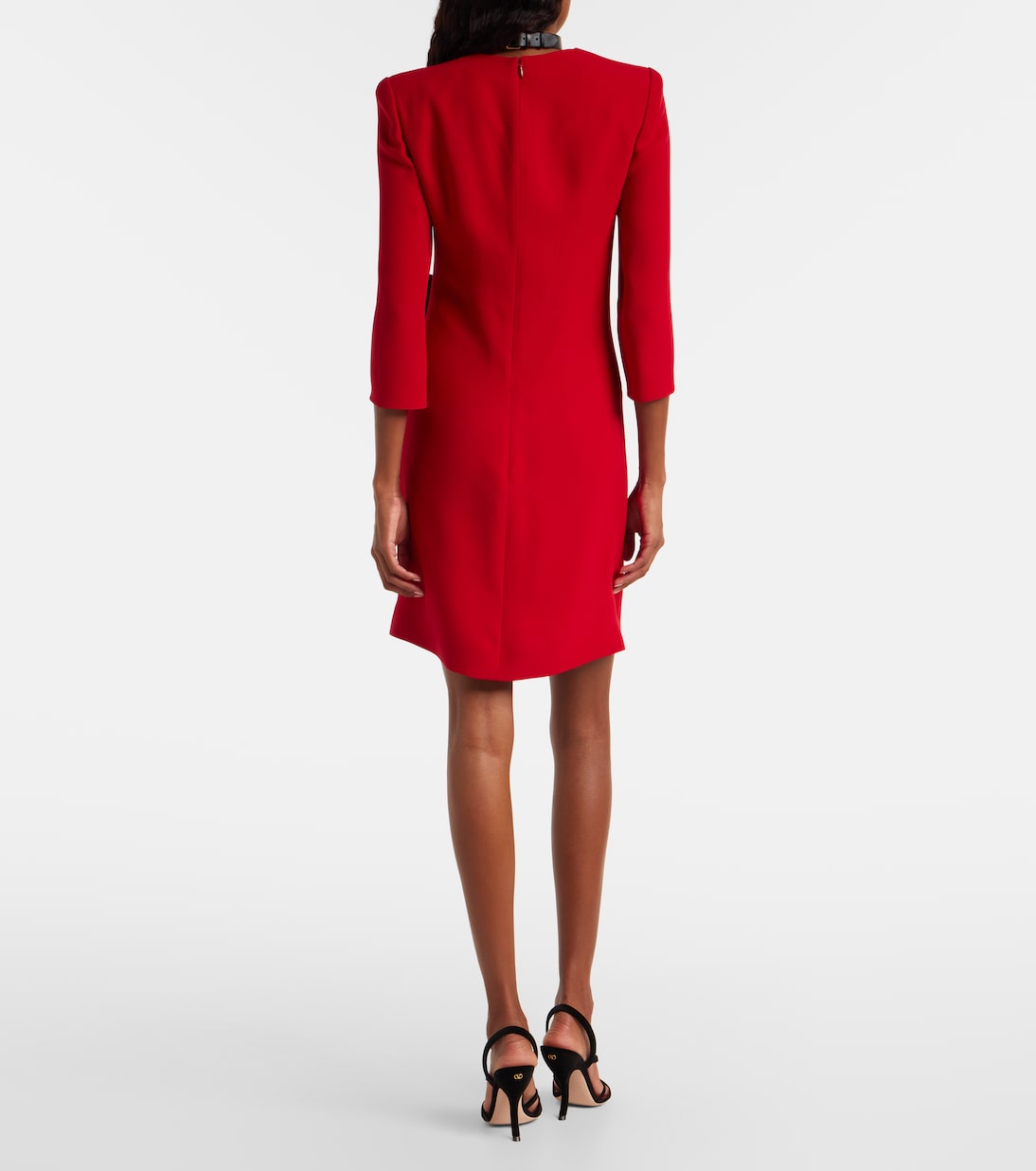 Abito corto in seta con fiocco | Valentino