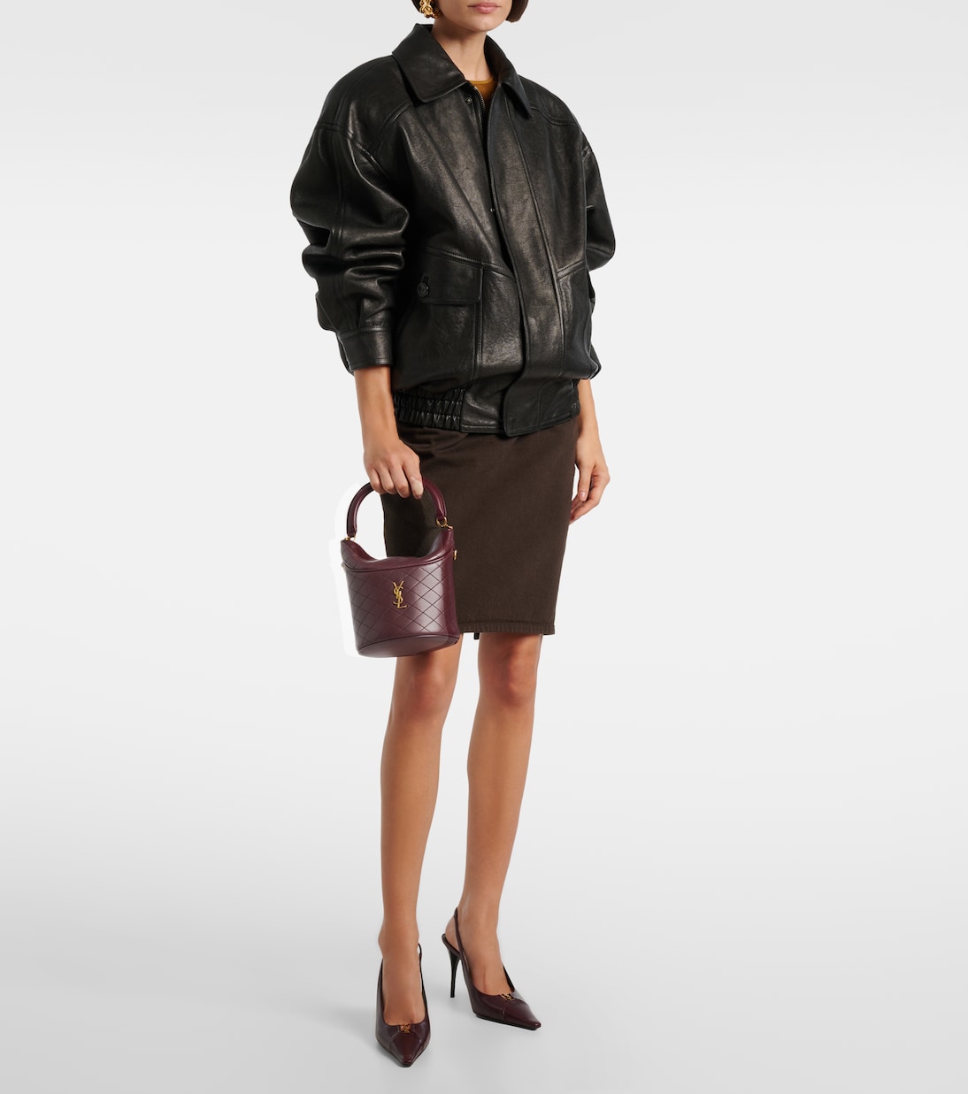 Bucket Bag Gaby aus Leder | Saint Laurent