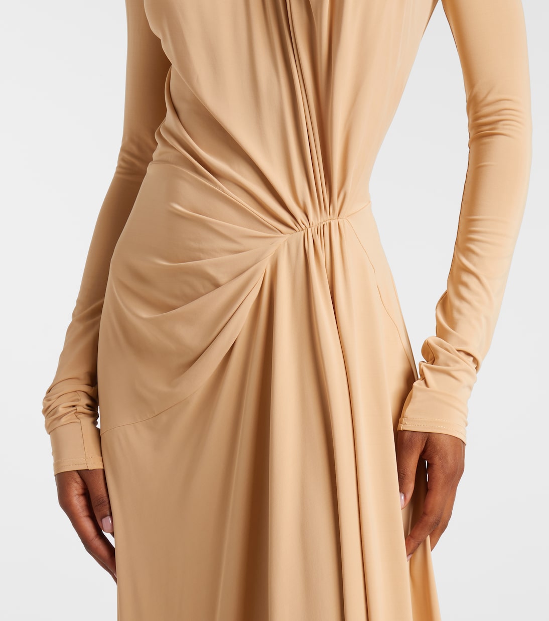 Asymmetric draped gown | Victoria Beckham