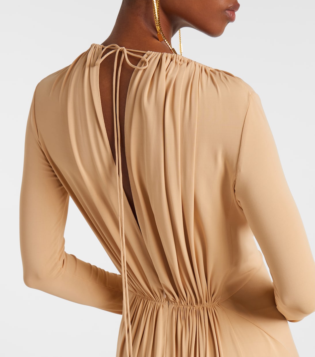 Asymmetric draped gown | Victoria Beckham