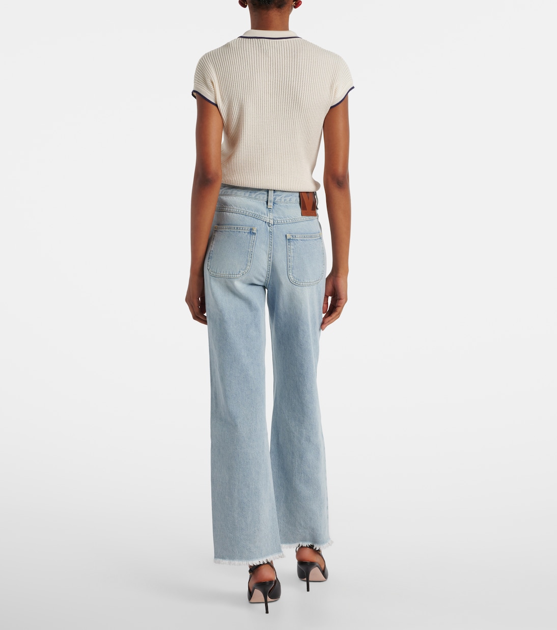 Mid-Rise Flared Jeans | Valentino