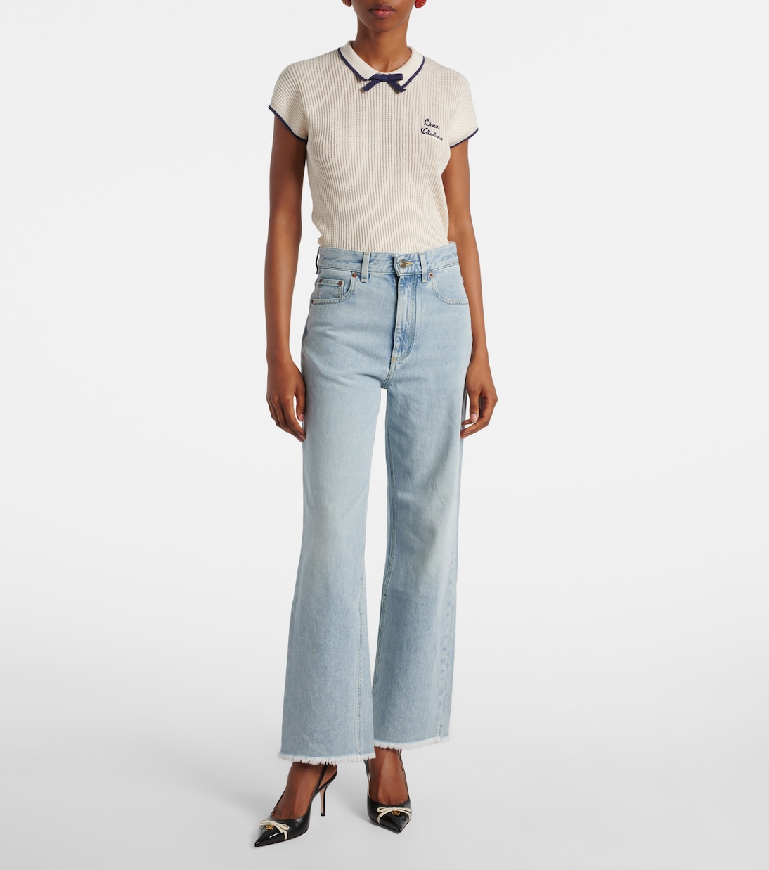 Mid-Rise Flared Jeans | Valentino