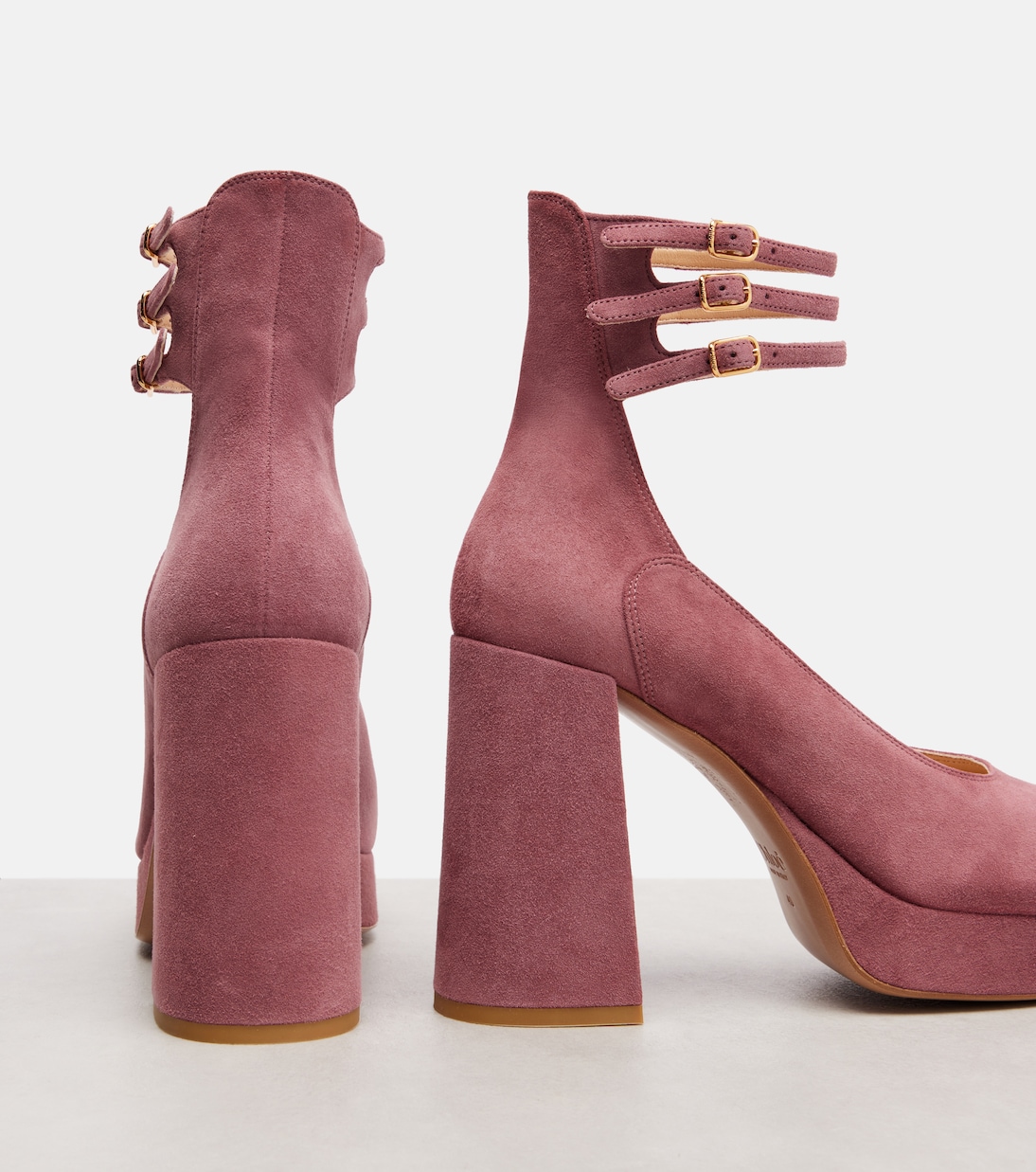 Pumps Loti 100 in suede con plateau | Chloé