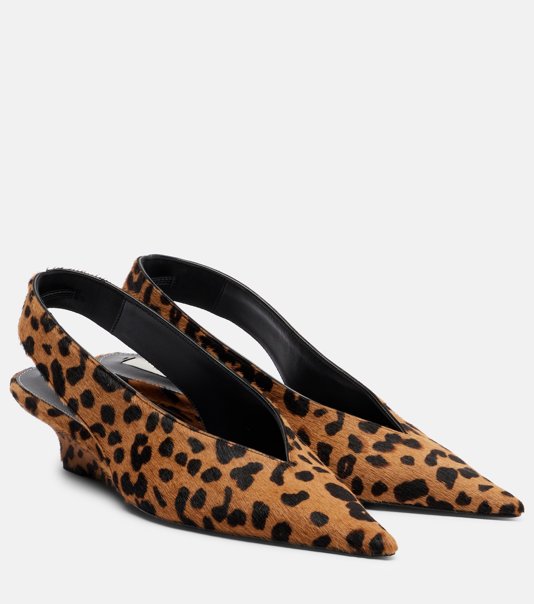 Pumps slingback in cavallino con zeppa | Toteme
