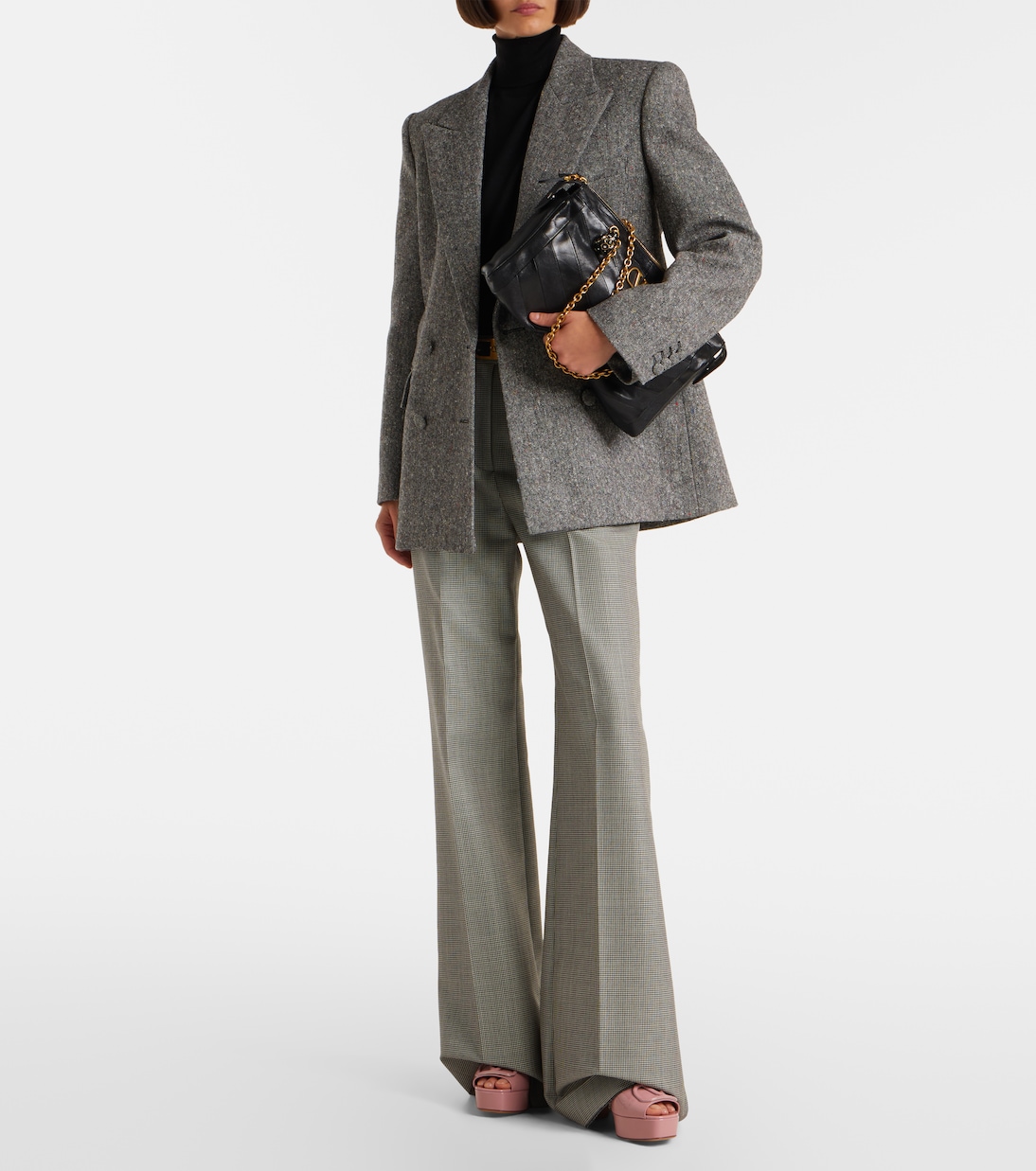 VLogo patent leather platform sandals | Valentino Garavani