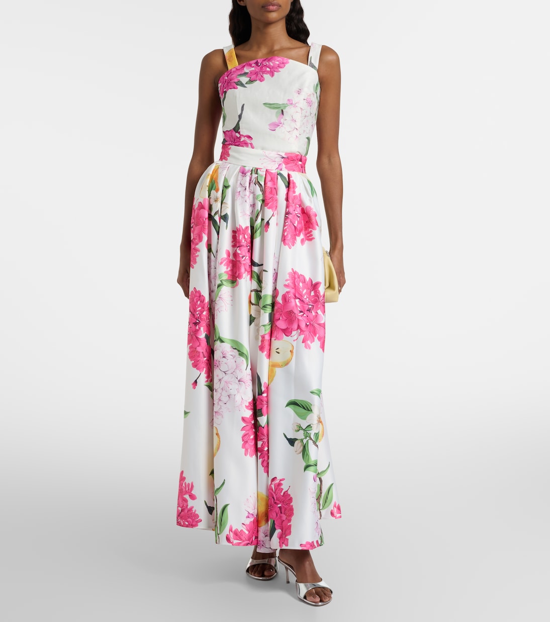 Isadora printed linem-blend top | Leo Lin