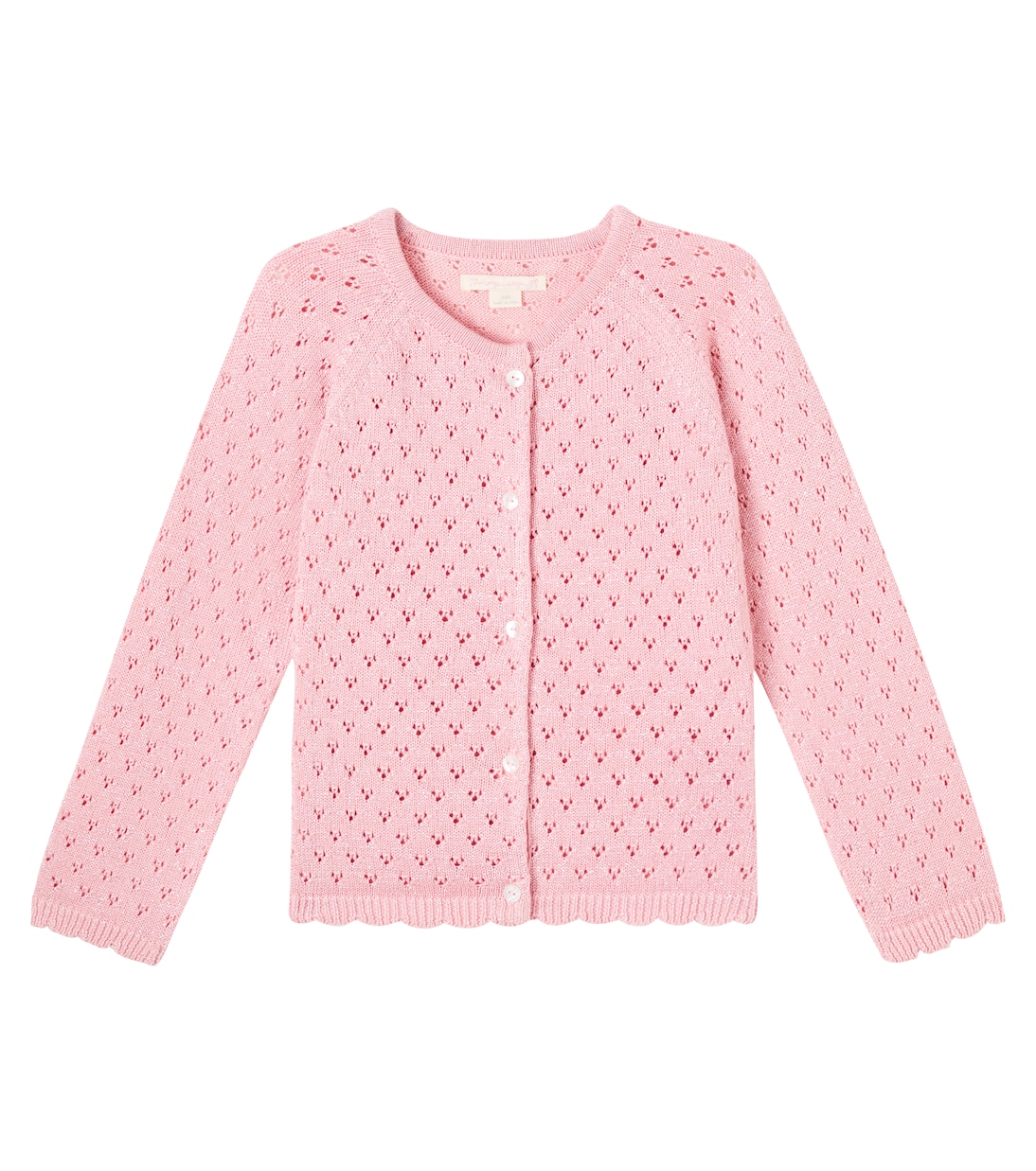 Cardigan Hannah in misto cotone lamé | Konges Sløjd