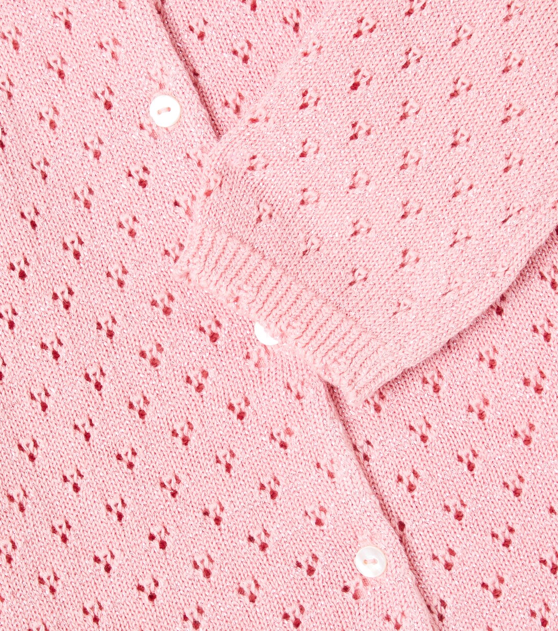 Cardigan Hannah in misto cotone lamé | Konges Sløjd