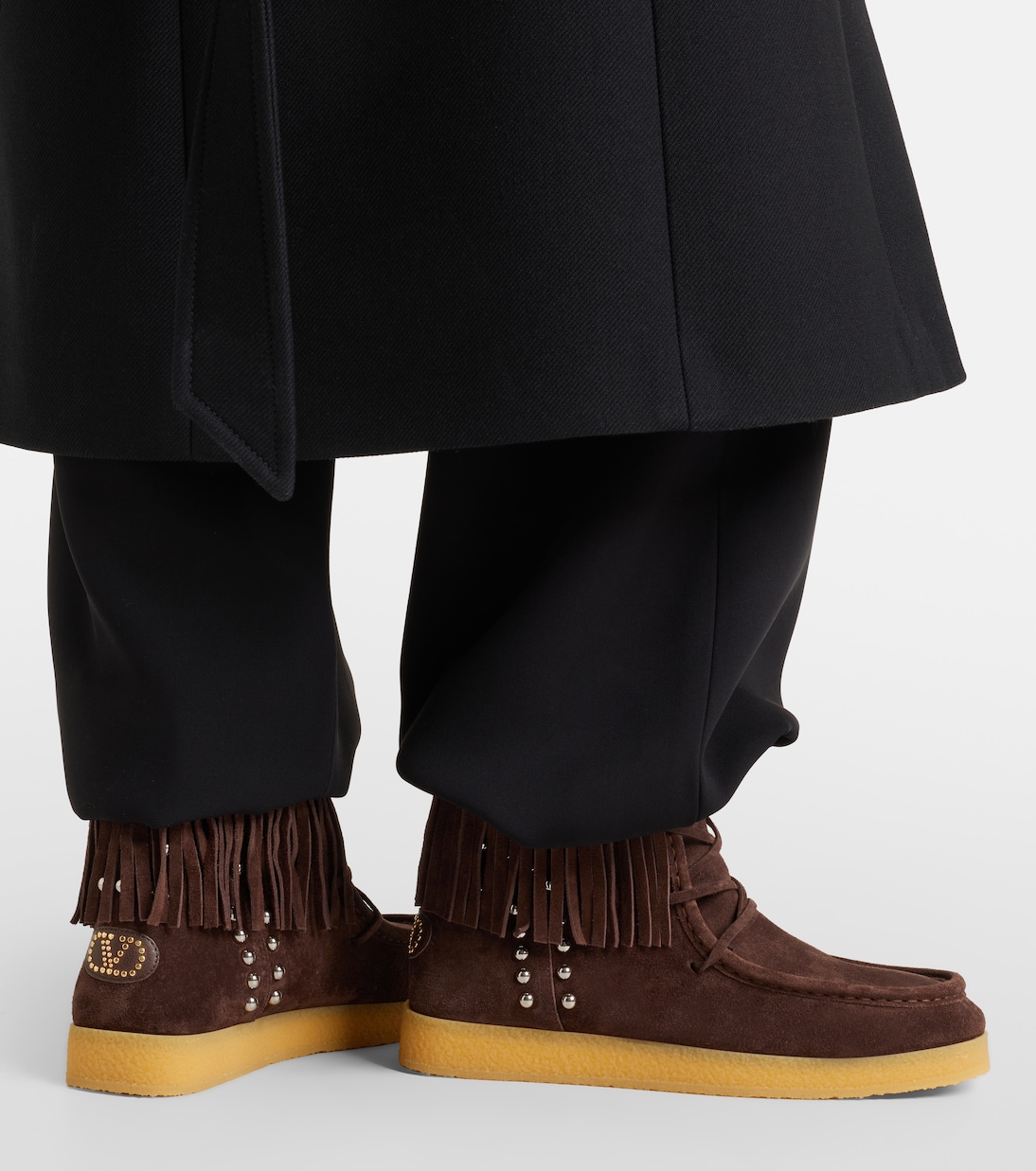 Ankle Boots Nellcôte aus Veloursleder | Valentino Garavani