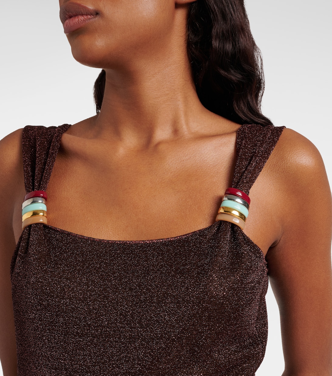 Lumière ring-detail swimsuit | Oséree