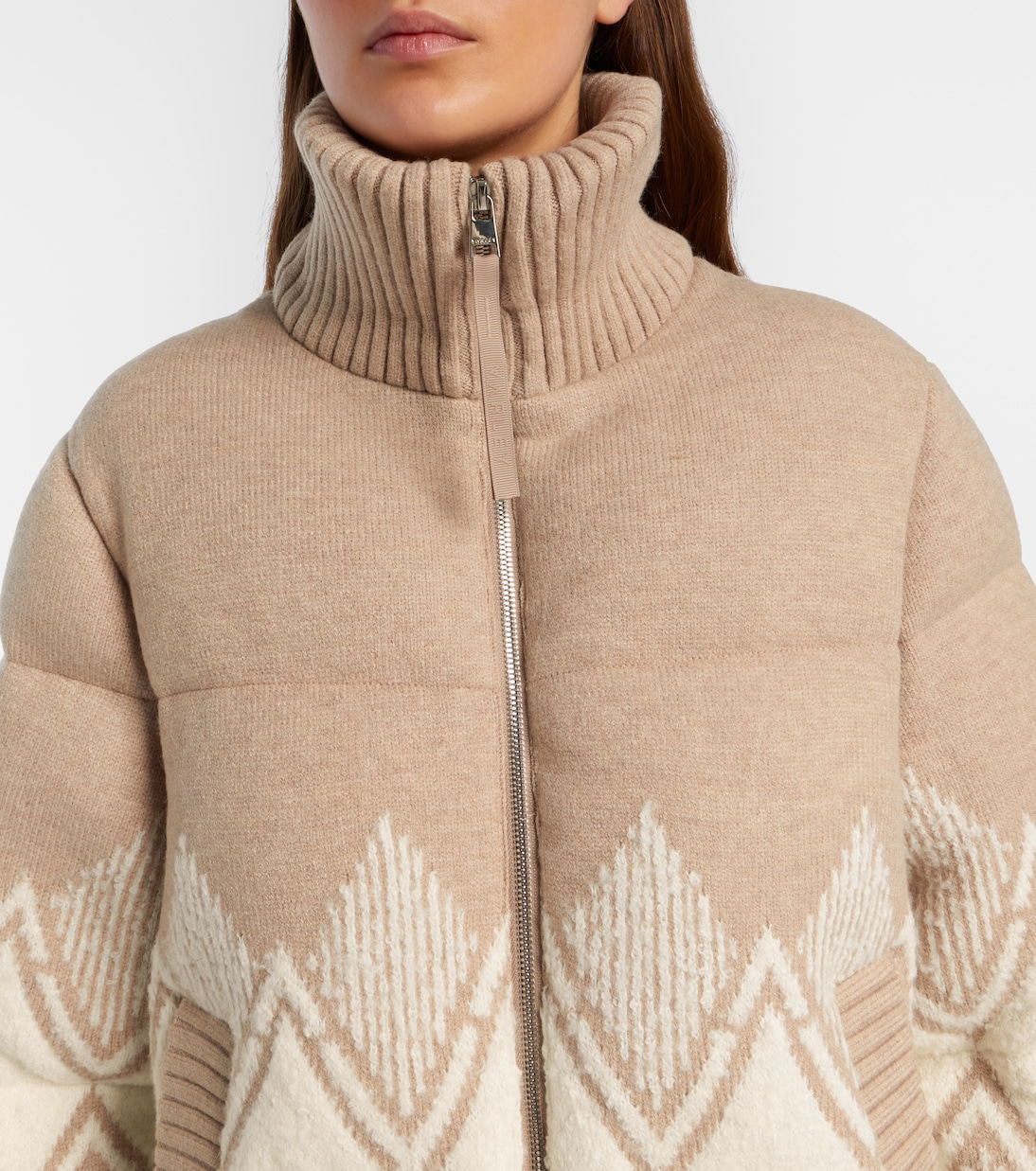 Belinda knitted puffer jacket | Varley