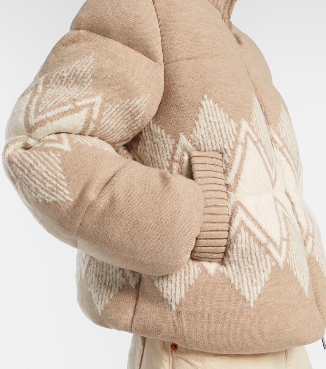 Belinda knitted puffer jacket | Varley