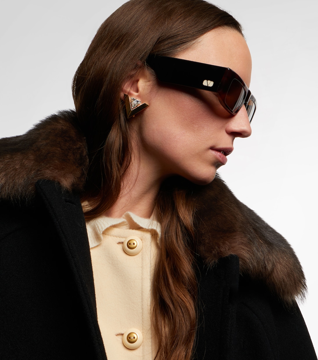 VLogo flat-top sunglasses | Valentino