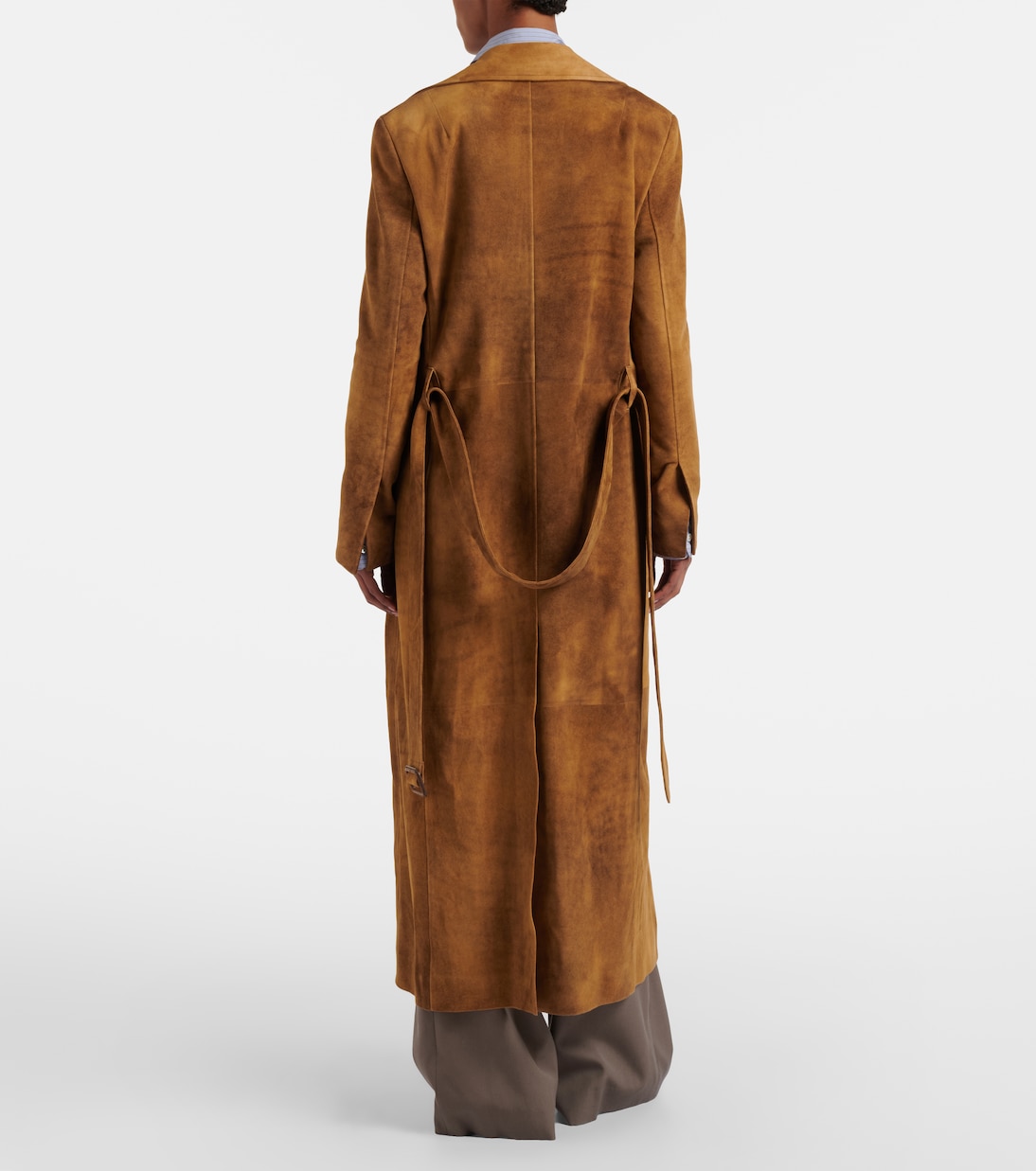 Manteau Raisa en daim | The Row