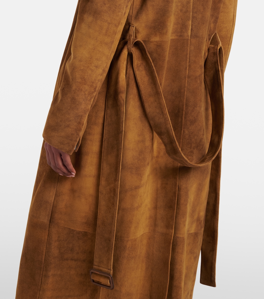 Manteau Raisa en daim | The Row