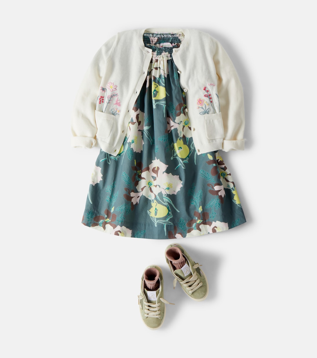 Kleid Goldie aus Baumwolle | Bonpoint