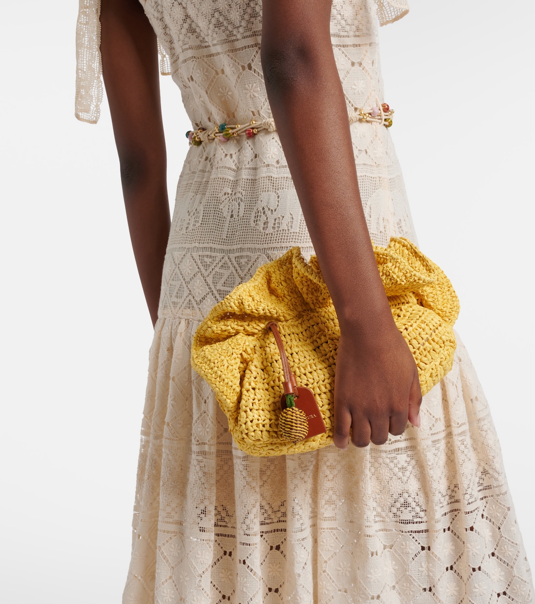 Paradise raffia clutch | Aquazzura