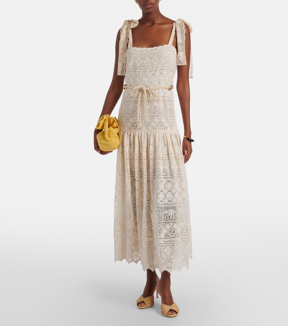 Paradise raffia clutch | Aquazzura