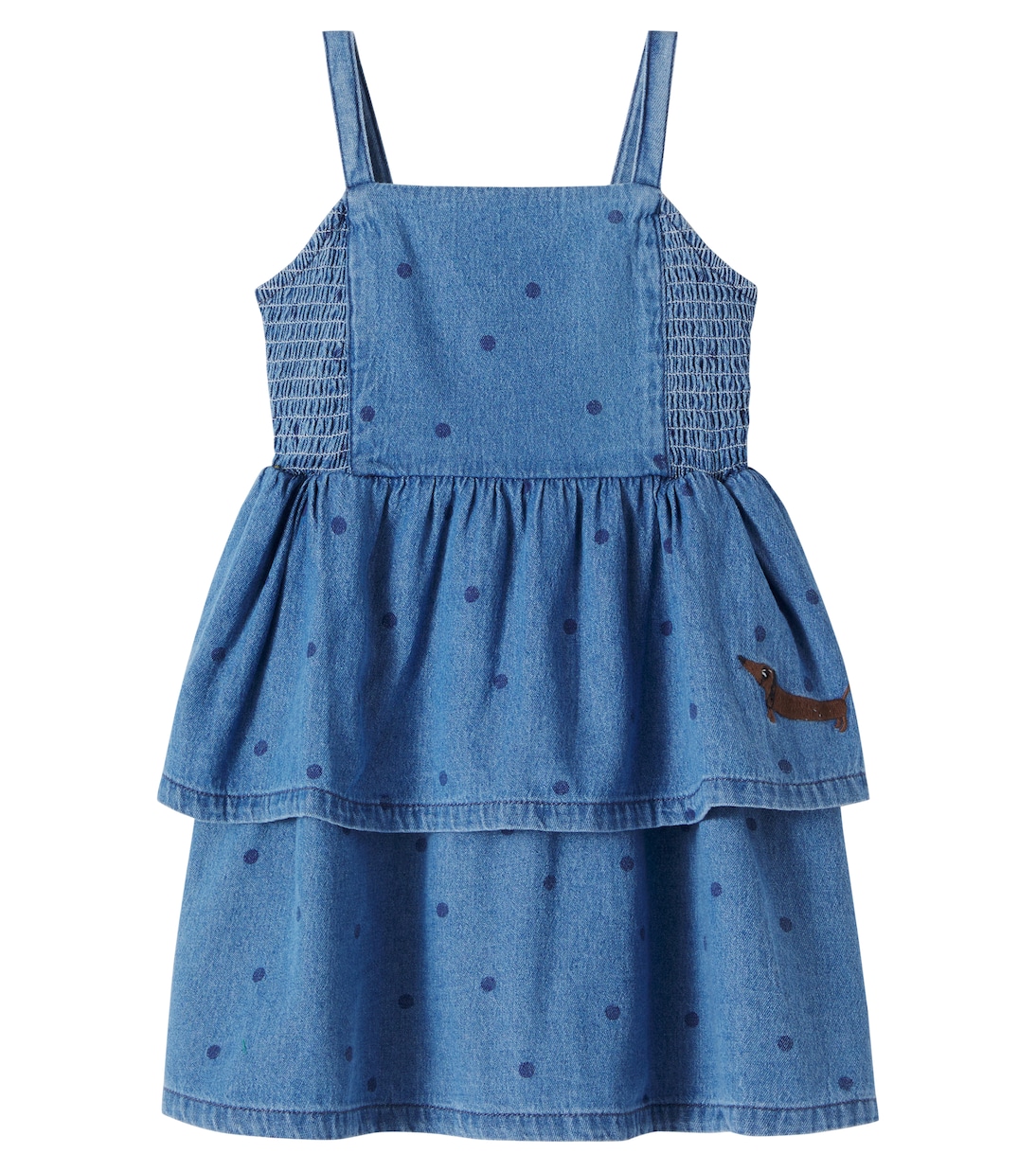 Besticktes Jeanskleid | Mini Rodini