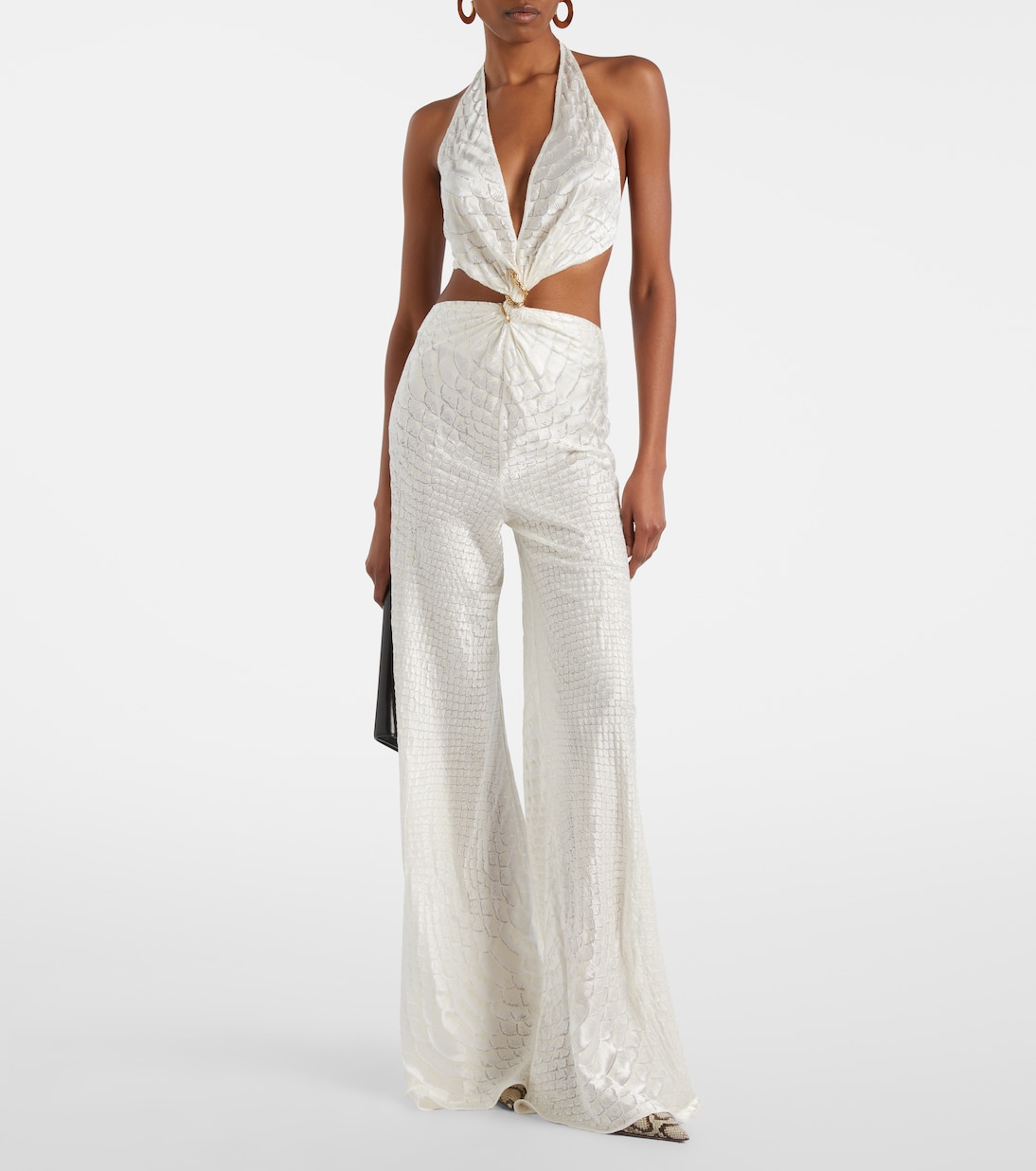 Mono con cuello halter adornado | Roberto Cavalli
