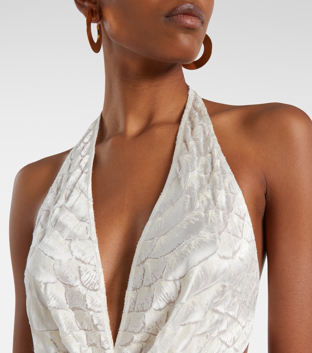 Mono con cuello halter adornado | Roberto Cavalli