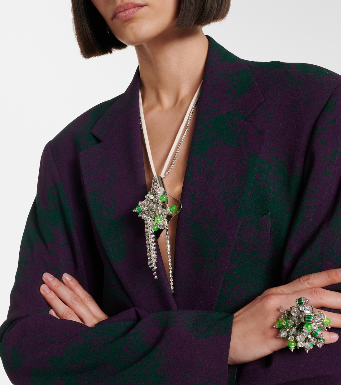 Embellished charm necklace | Dries Van Noten