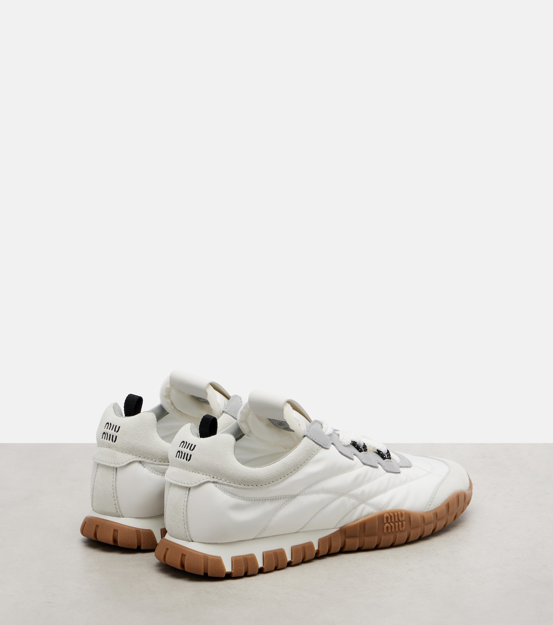 Zapatillas Tire con ante | Miu Miu