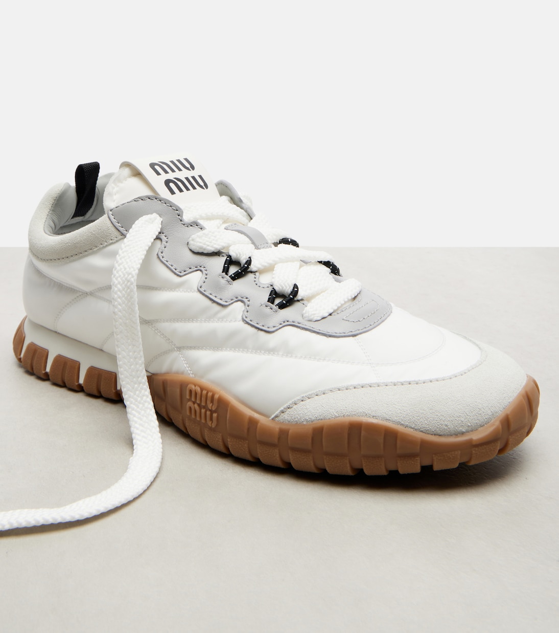 Zapatillas Tire con ante | Miu Miu