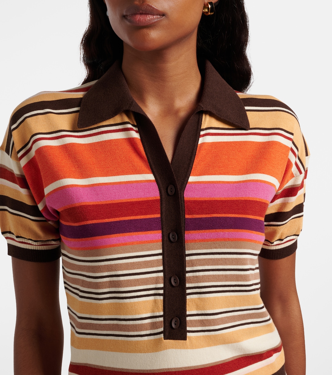 Sable striped polo shirt | Faithfull