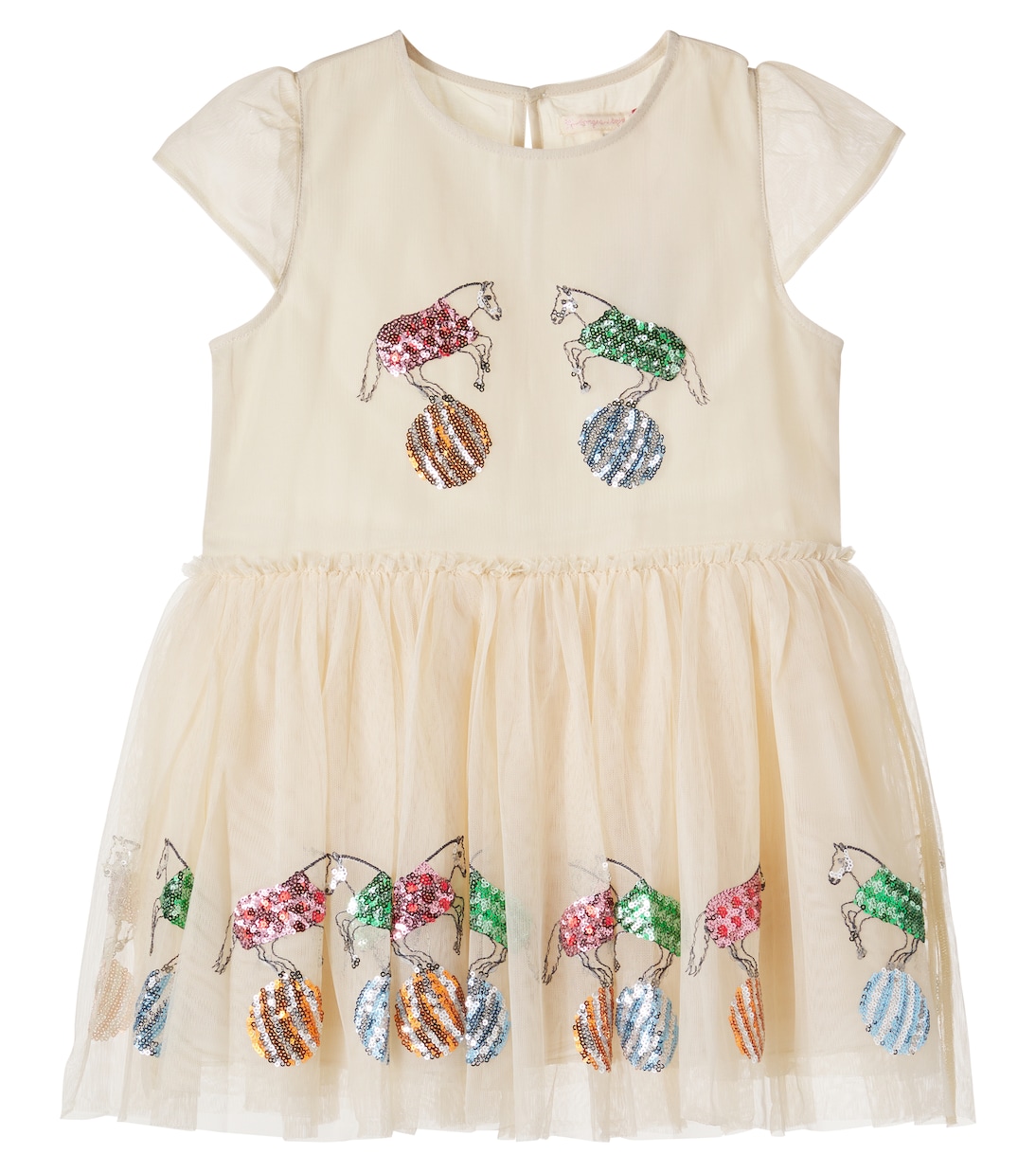 Odette sequined tulle-trimmed dress | Konges Sløjd