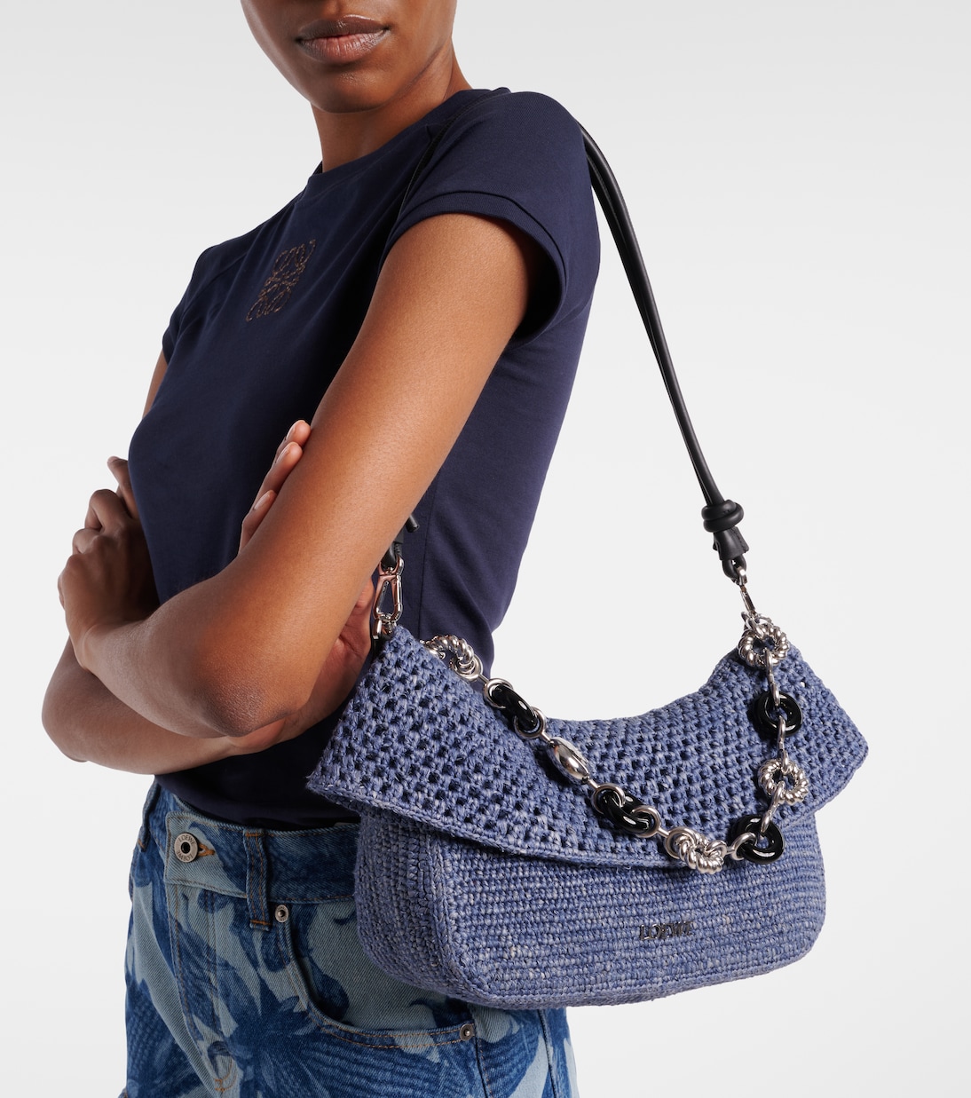 Bolso al hombro Paula's Ibiza Ola Medium | Loewe