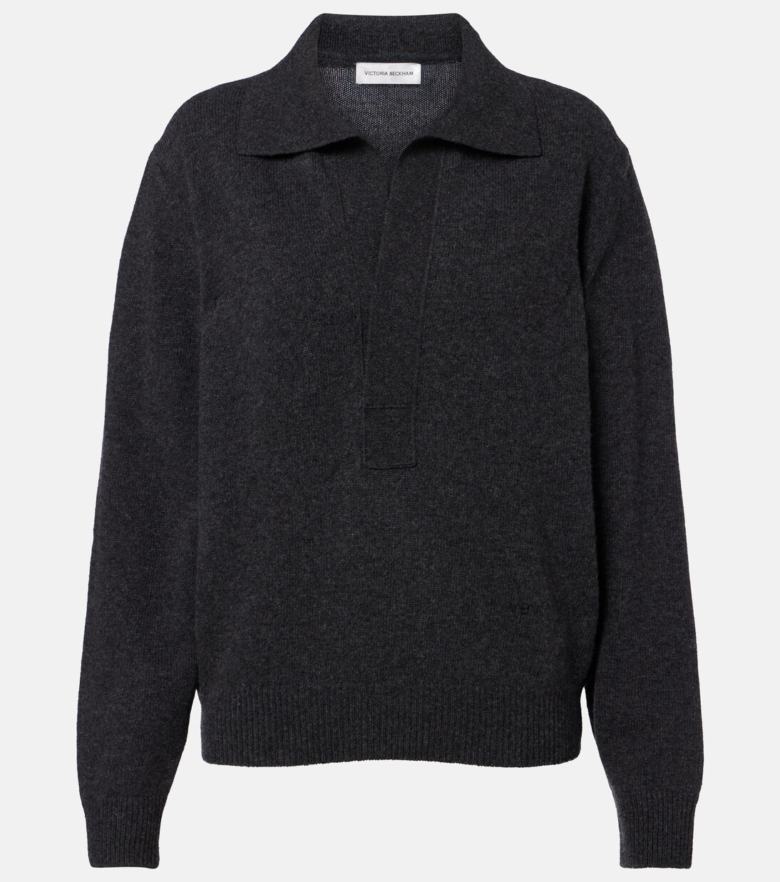 Genevieve wool and cashmere polo sweater  | Victoria Beckham