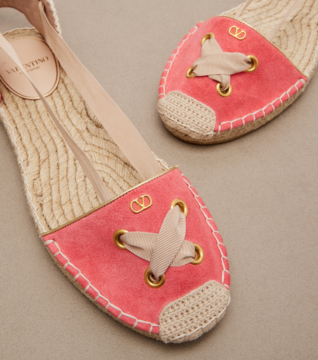 Espadrilles Resort aus Veloursleder | Valentino Garavani