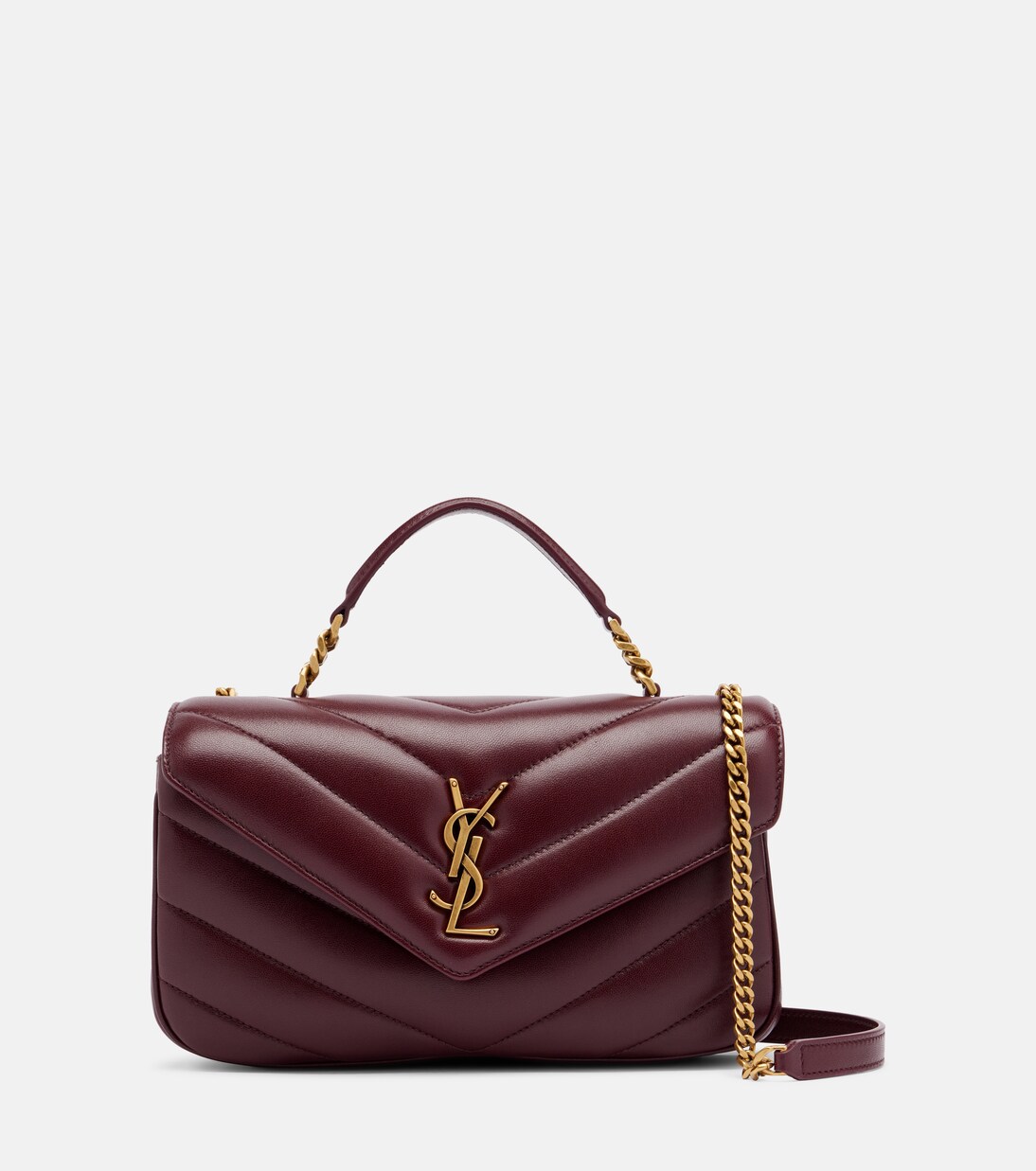 Loulou Medium matelassé leather top-handle bag | Saint Laurent