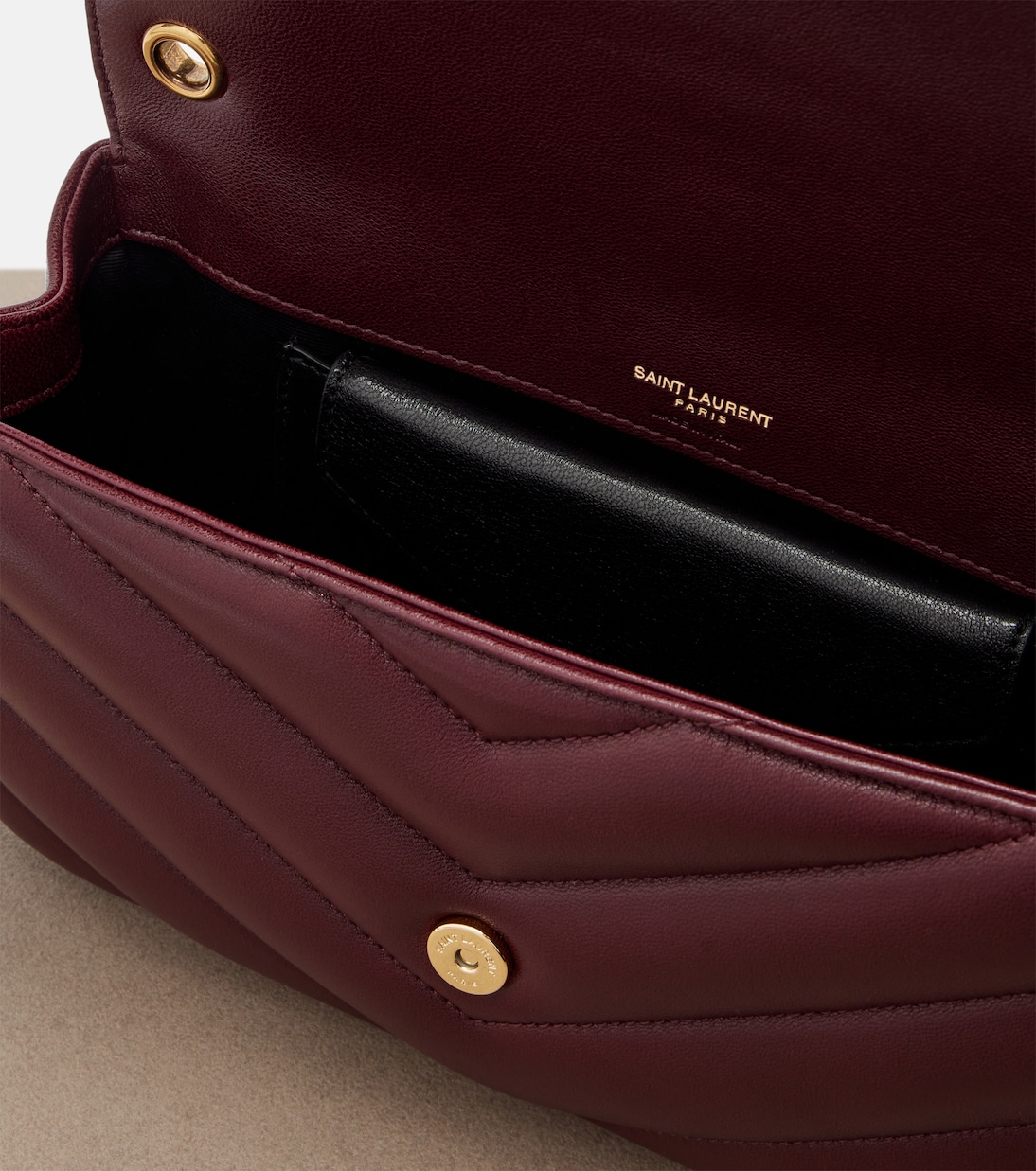 Loulou Medium matelassé leather top-handle bag | Saint Laurent