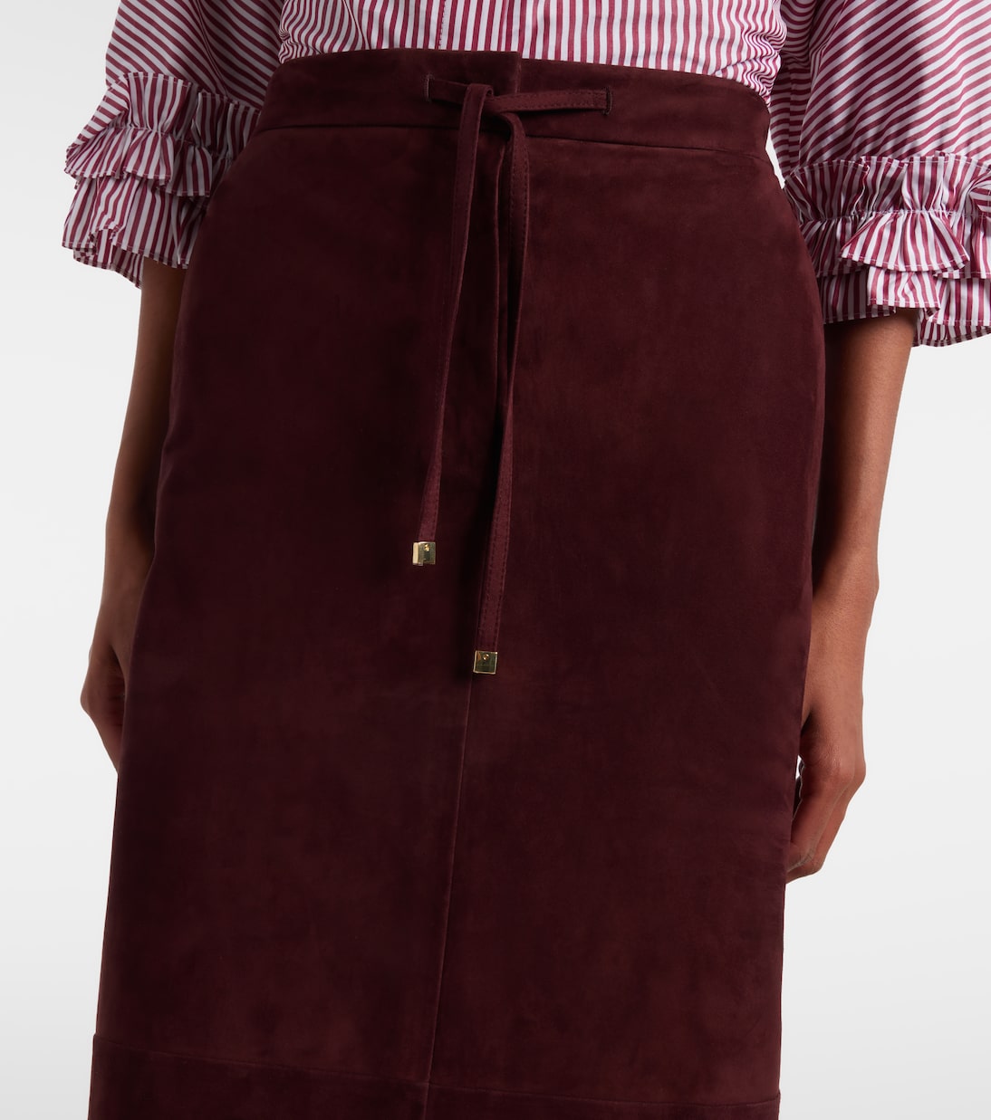 Suede midi skirt | 'S Max Mara