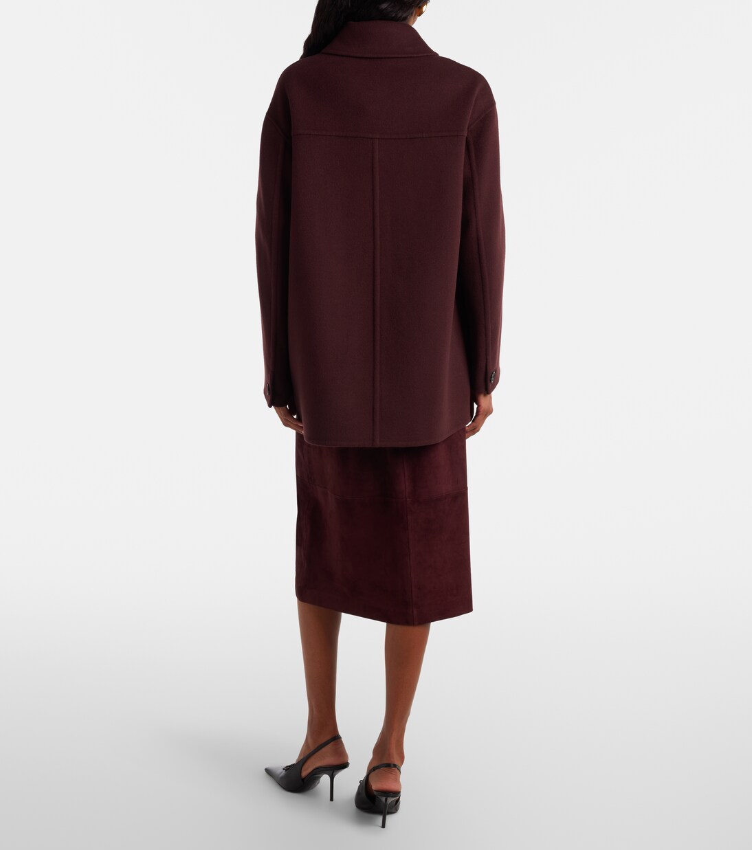 Suede midi skirt | 'S Max Mara