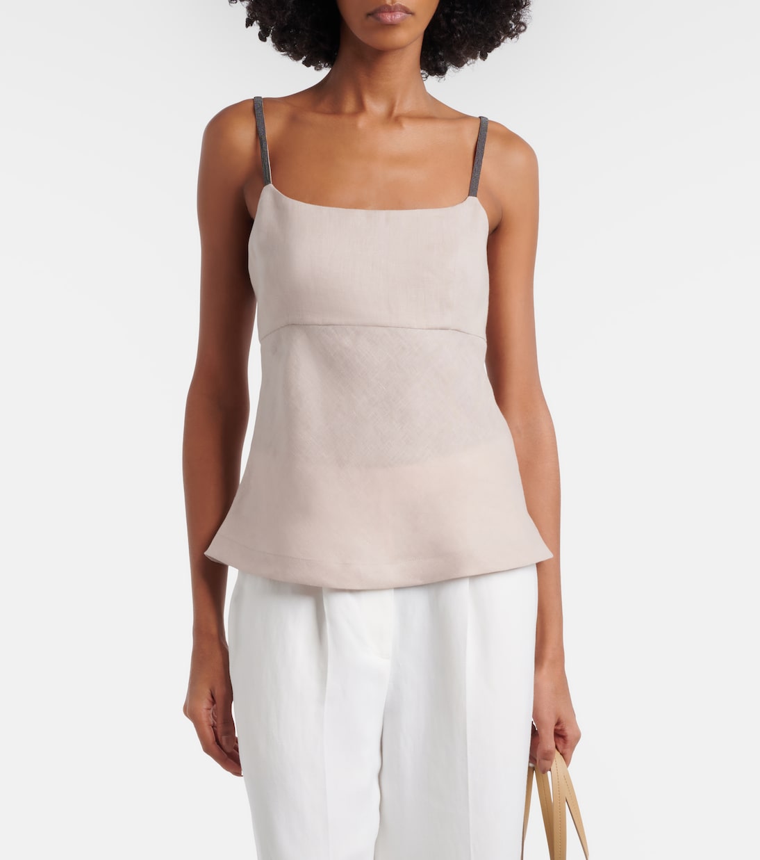 Monili linen top | Brunello Cucinelli