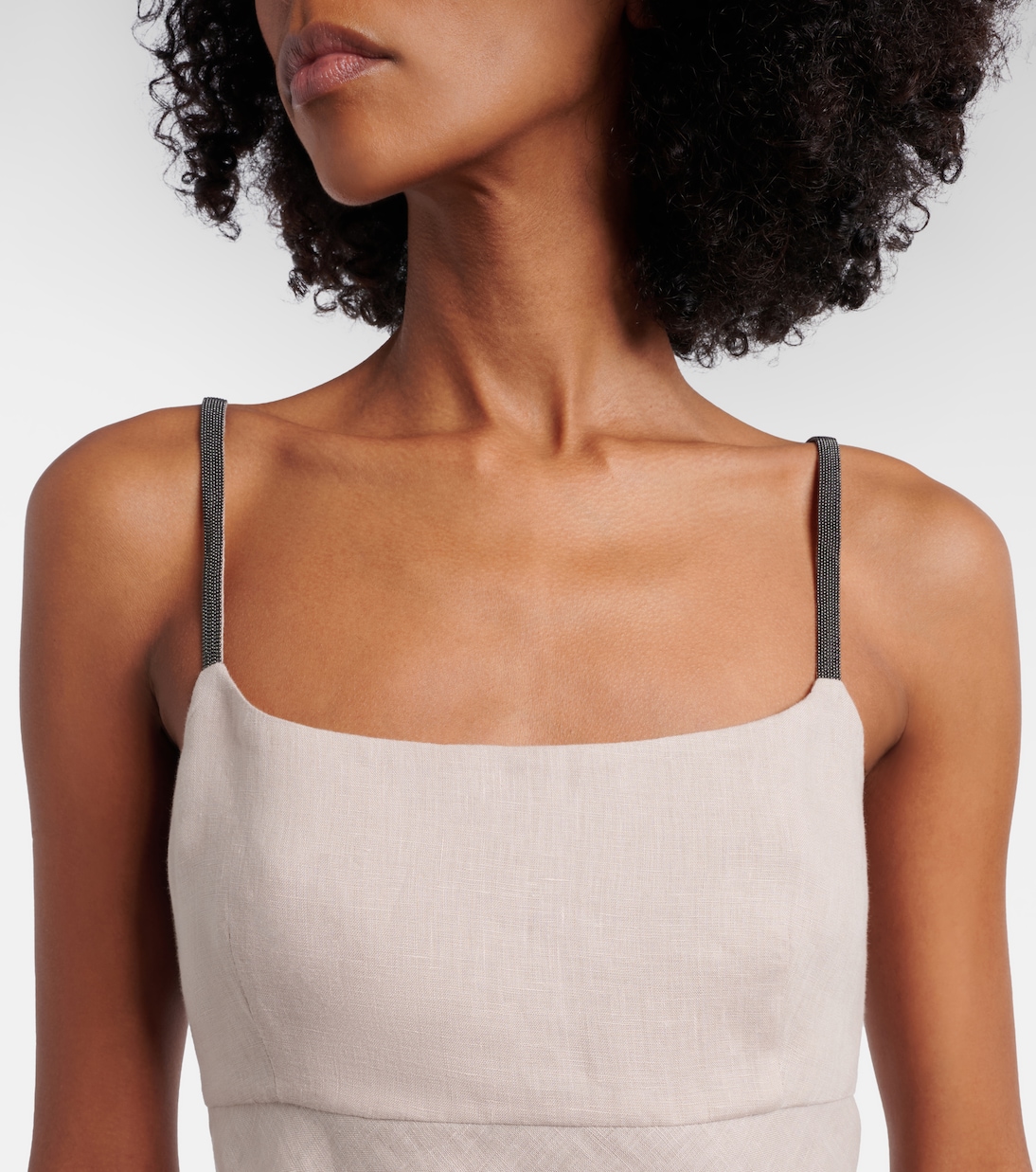 Monili linen top | Brunello Cucinelli