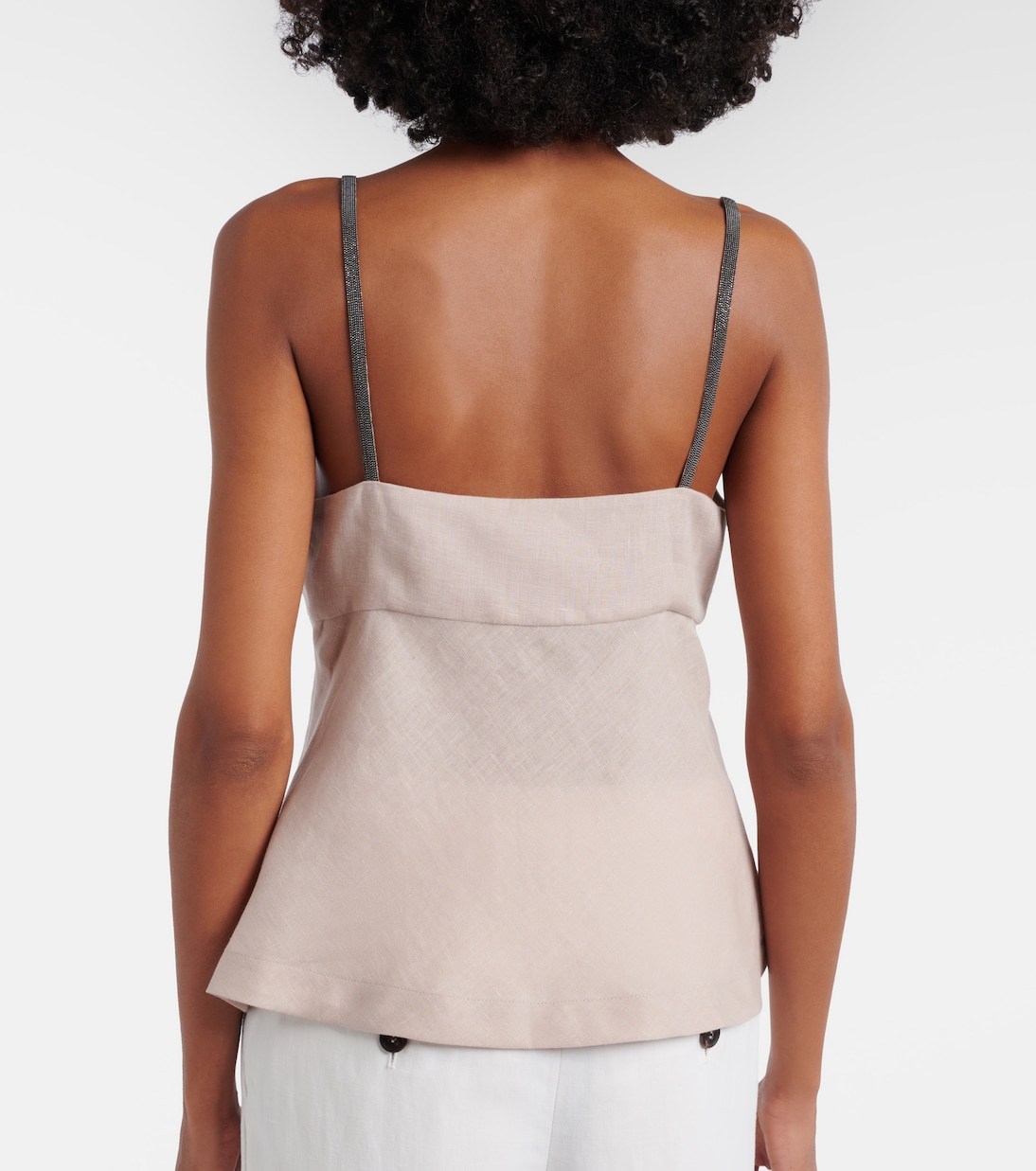 Monili linen top | Brunello Cucinelli