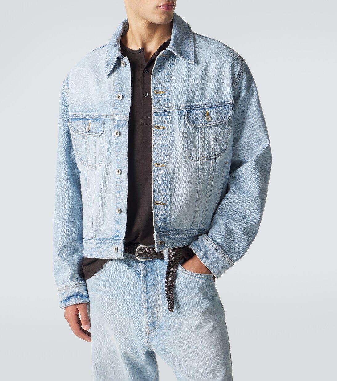 x Aaron Levine Derby denim jacket | Studio Nicholson