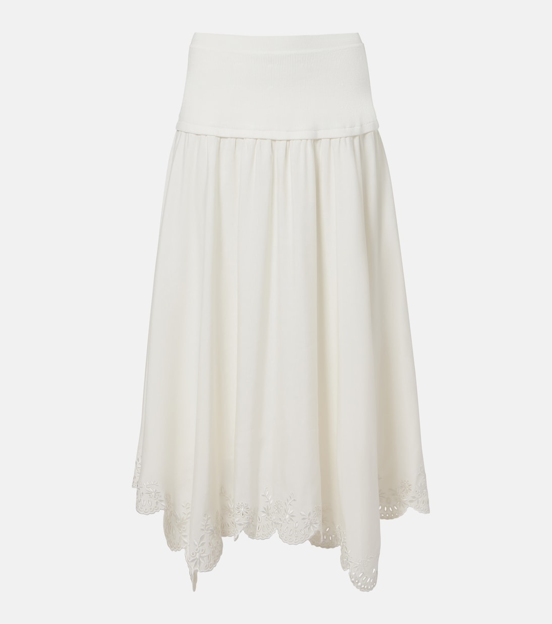 Haven linen-blend midi skirt | Simkhai